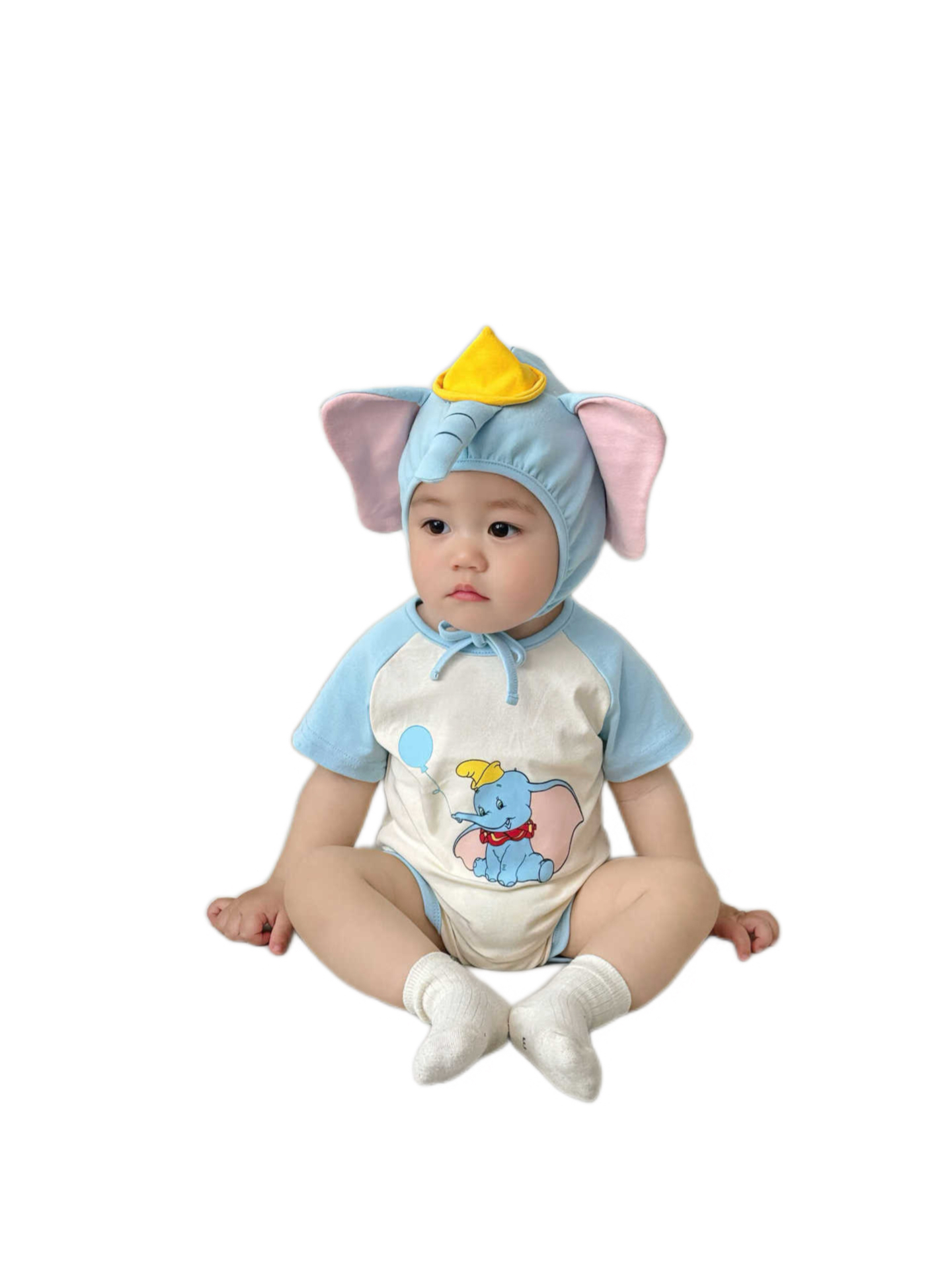 Baby Clothing Elephant - Детский комбинезон с 3D принтом слона