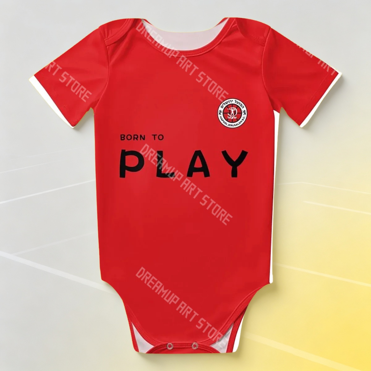 Baby Clothing Jerusalem - 3D-принт Хапоэль Иерусалим БК Унисекс-рубашка Детский