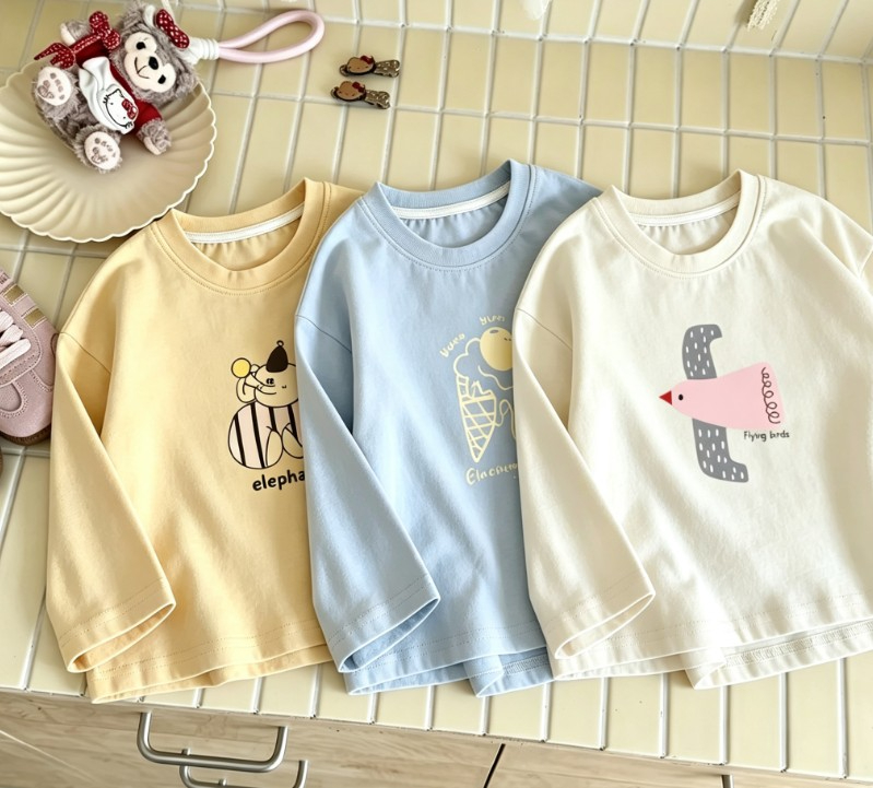 Baby Clothing Elephant - Детская футболка с длинным рукавом и
